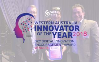 SWAN Systems wins in the digital category at the WA innovator of the year 2018